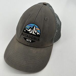 Patagonia Fitz Roy‎ Scope LoPro Trucker Snapback Mesh Hat Gray
